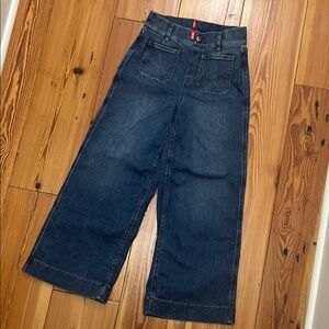 Spanx wide Leg Jeans with Front Patch Pockets